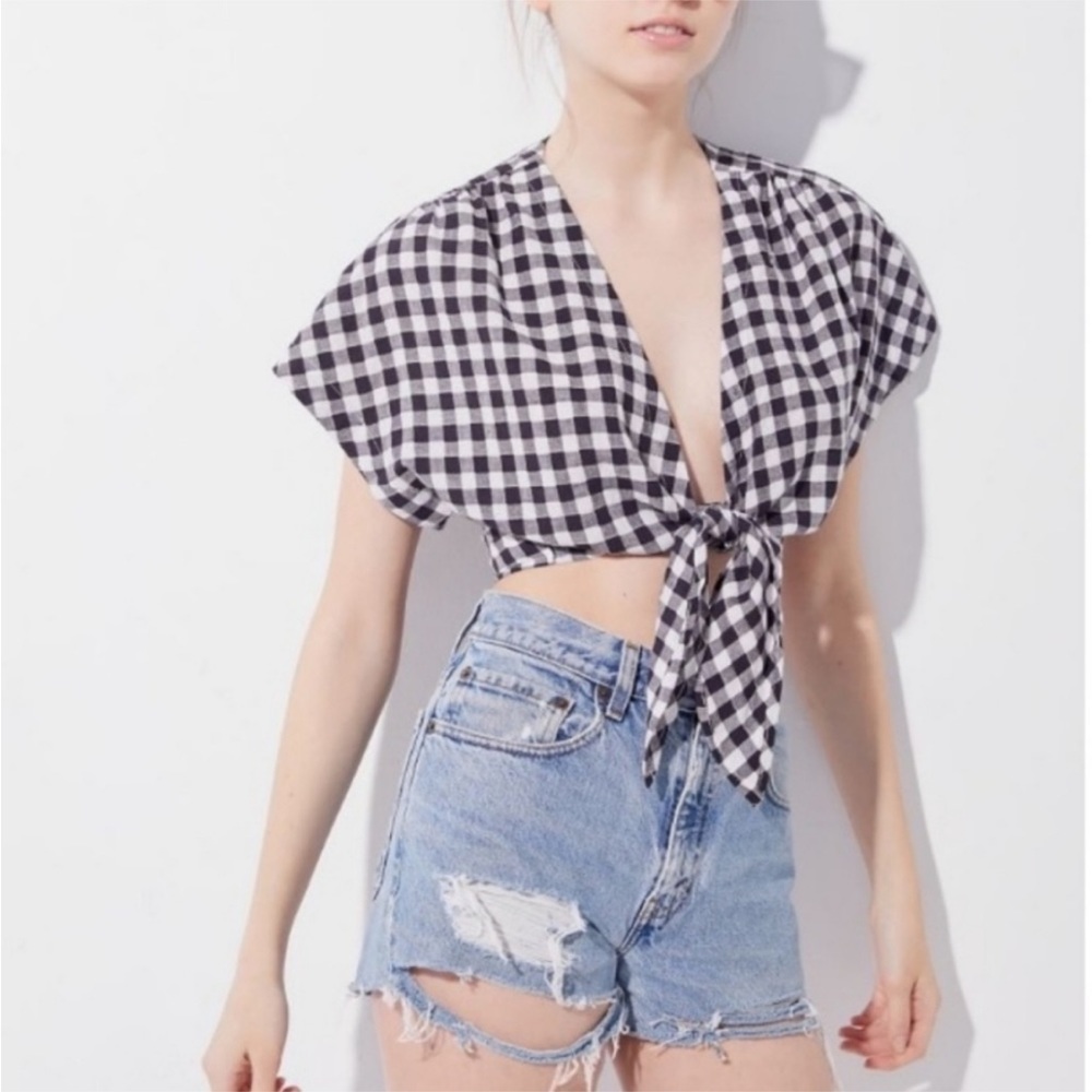 Urban Outfitters tie front top